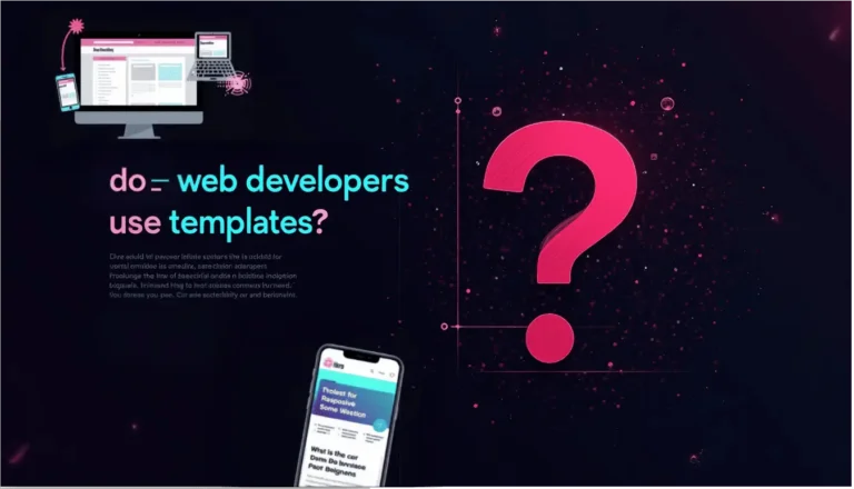 do web developers use templates