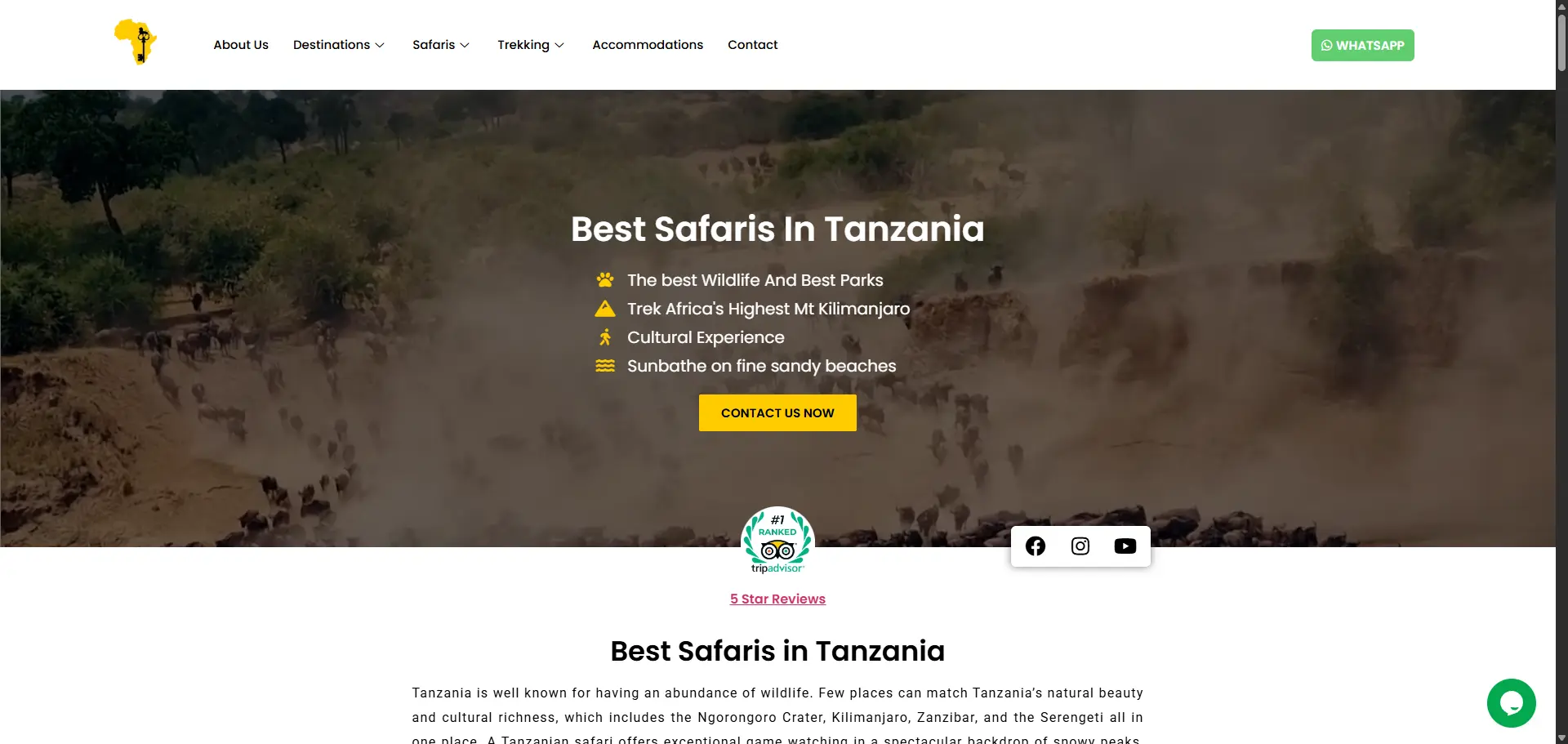 Tanzania tour guide agency